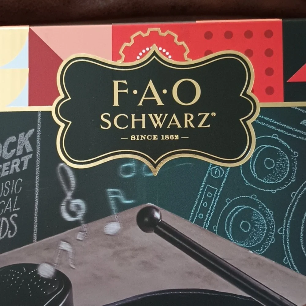 FAO Schwartz 8 Sound Electric Percussion Drum Mat Music Toy NEW Sealed in Box